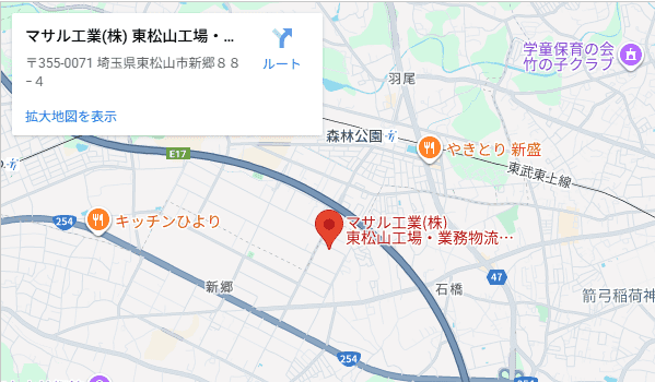 東松山アクセスマップ