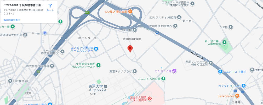 MIRAI株式会社アクセスマップ